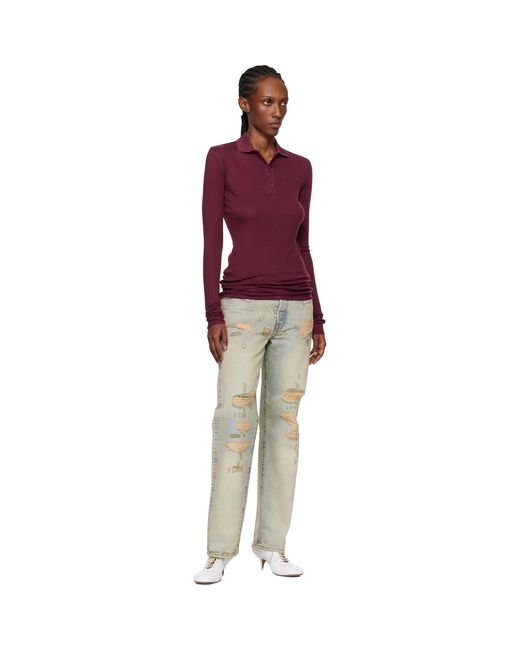 KENZO Black Paris Straight Jeans