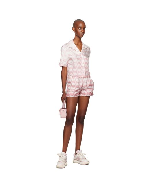 Amiri Multicolor Staggered Wave Shirt