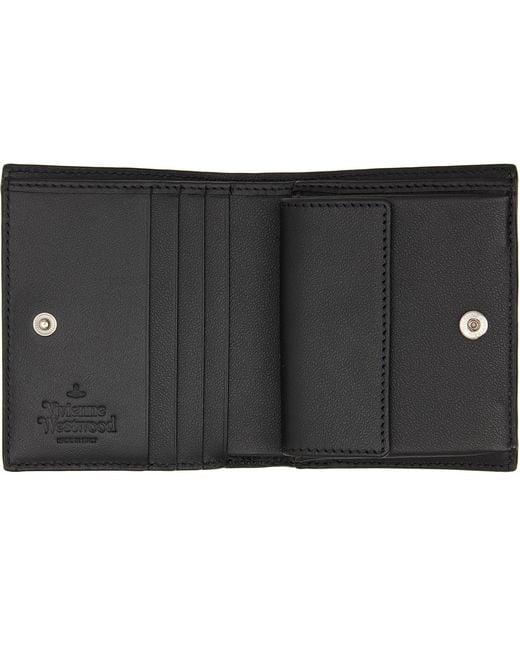 Vivienne Westwood Black Leather Wallet for men