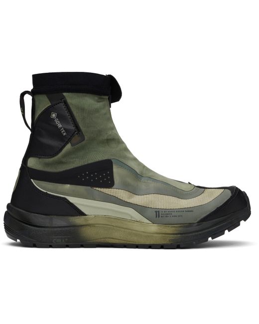 Boris Bidjan Saberi 11 Black Khaki Salomon Edition Bamba 2 High Gtx V2 Sneakers for men