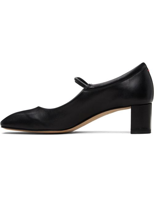 Aeyde Black Lina Heels