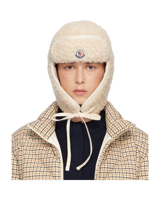 Moncler Natural Teddy Reversible Hat