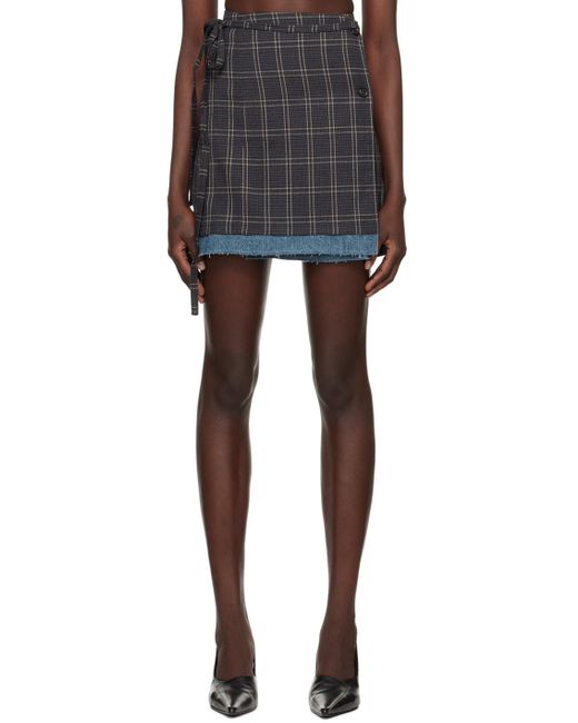 Our Legacy Black Tailored Miniskirt