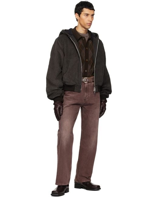 Our Legacy Brown Third Cut Jeans for men