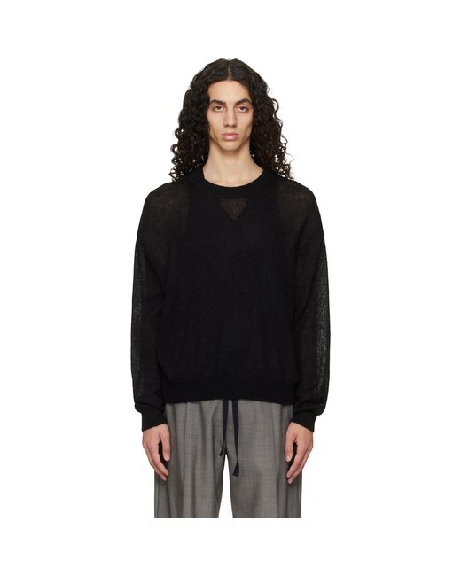 Studio Nicholson Black Gulf Sweater for men