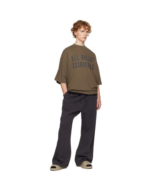 Fear Of God Multicolor Khaki Essentials Los Feliz Slides for men