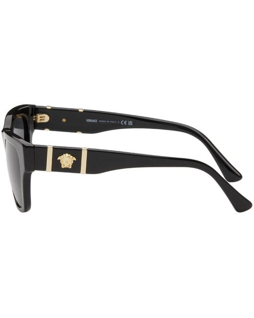 Versace Black Medusa Legend Squared Sunglasses for men