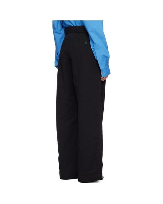 Studio Nicholson Blue Chatto Trousers