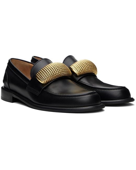 【関税込み】JW Anderson ブラック Popcorn ローファー JW Anderson Popcorn ローファー ブラック | Lyst
