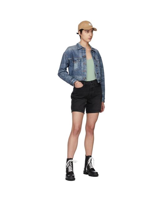 Rag & Bone Green Archetype Roxie Bodysuit