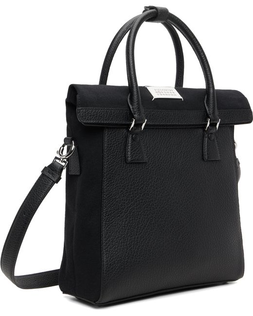 メンズ Maison Margiela ブラック スモール 5Ac Daily Vertical トートバッグ Black