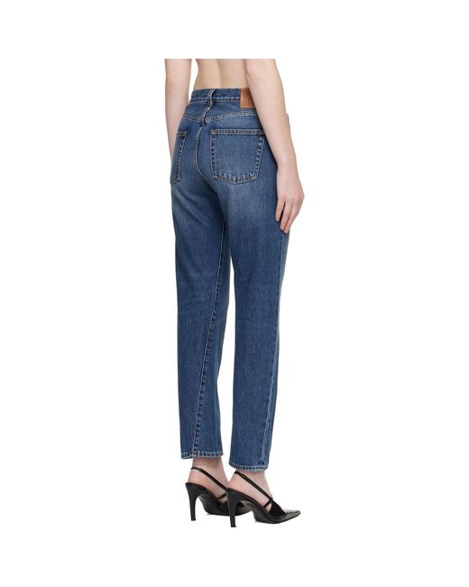 Totême  Blue Twisted Seam Jeans