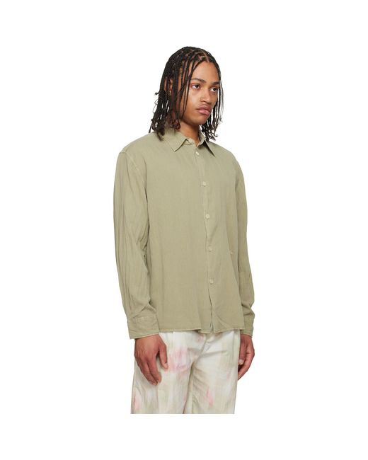 Our Legacy Green Beyond Shirt for men