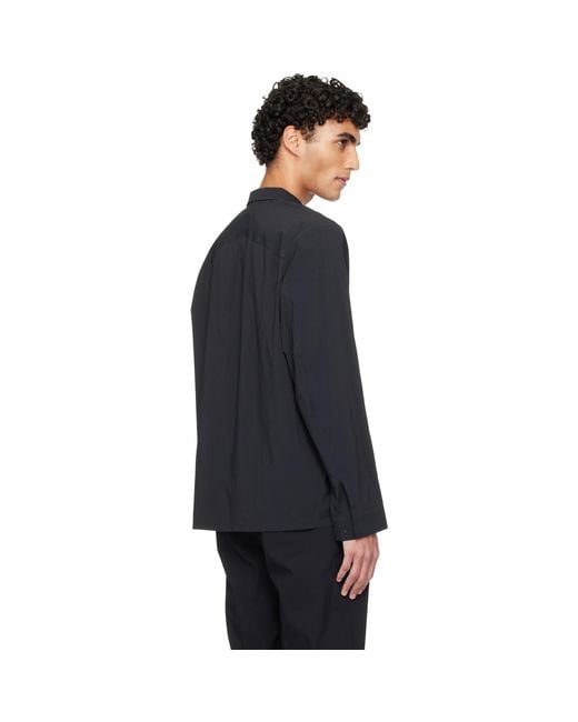 Veilance Black Metry Shirt for men