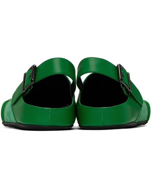 Marni Green Dada Sandals for men