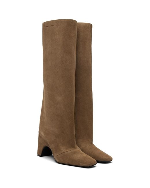 Coperni Brown Bridge Tall Boots