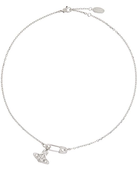 Vivienne Westwood Natural Silver Lucrece Necklace