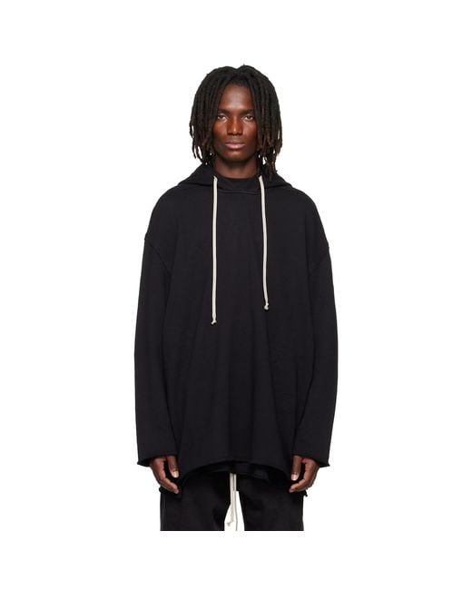 Rick Owens Black Tower Peter Hoodie for men