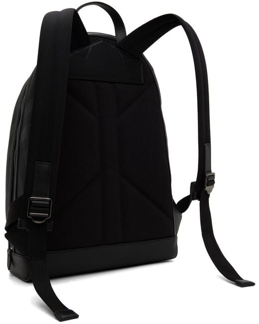 Burberry Black Gray Rocco Backpack for men