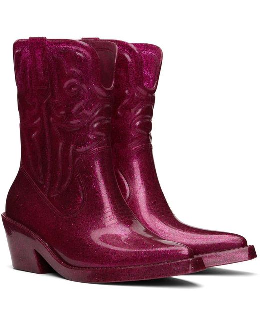 Melissa Red Texas Boots
