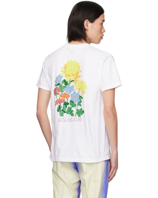 メンズ Kidsuper ホワイト Growing Ideas Tシャツ White