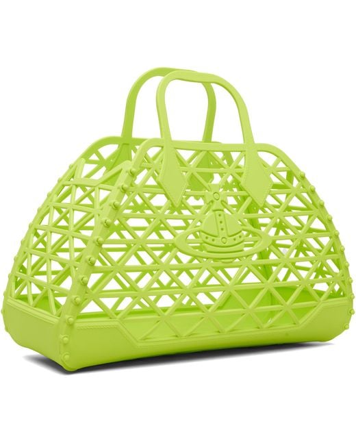 Vivienne Westwood Yellow X-Ray Tote