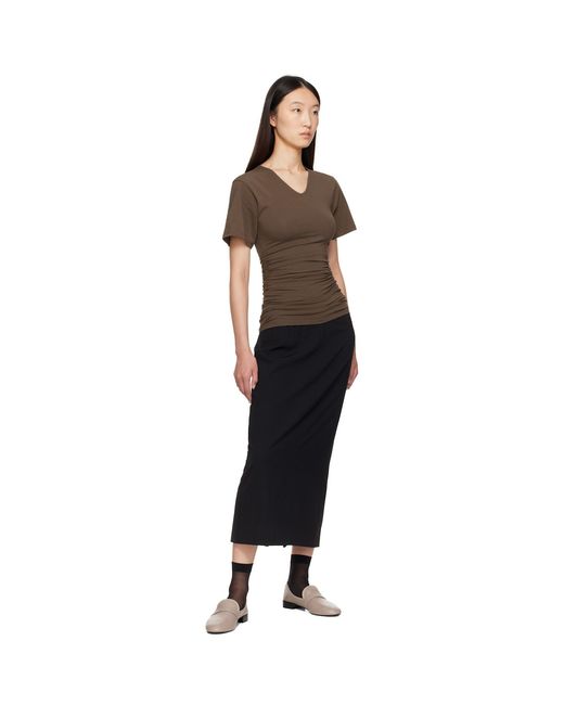Repetto Black Taupe Michael Rubber-Sole Loafers