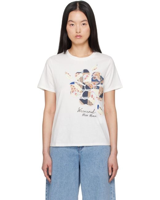 Weekend by Maxmara White Vello T-Shirt