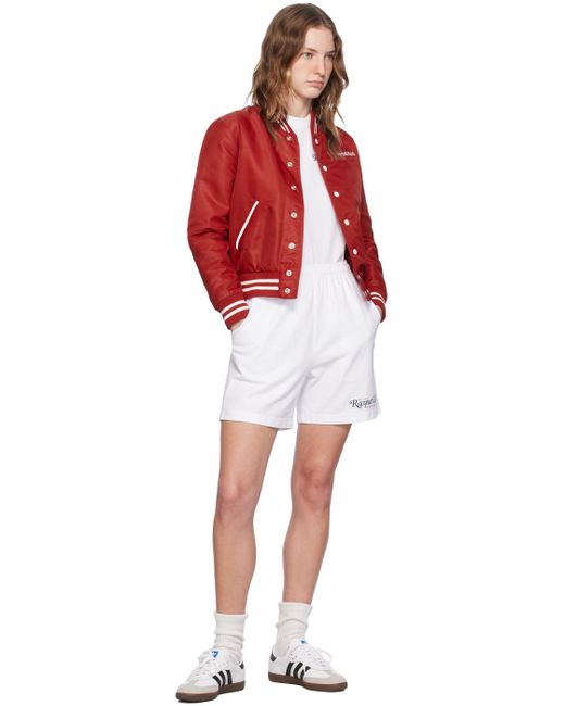 Sporty & Rich レッド Wellness Club ボンバージャケット レッド | Lyst
