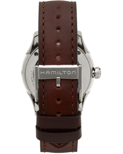Hamilton Black Open Heart Automatic Watch for men