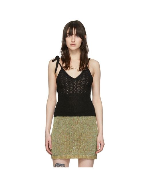 Maiden Name Black Ssense Exclusive Félice Camisole