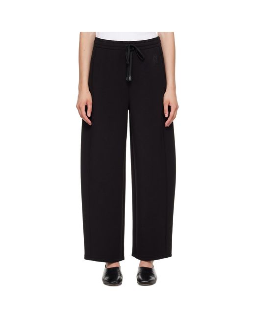 Weekend by Maxmara Black Scuba Jersey Getto Trousers