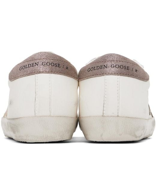 Golden Goose Deluxe Brand Black White & Taupe Super-star Penstar Sneakers