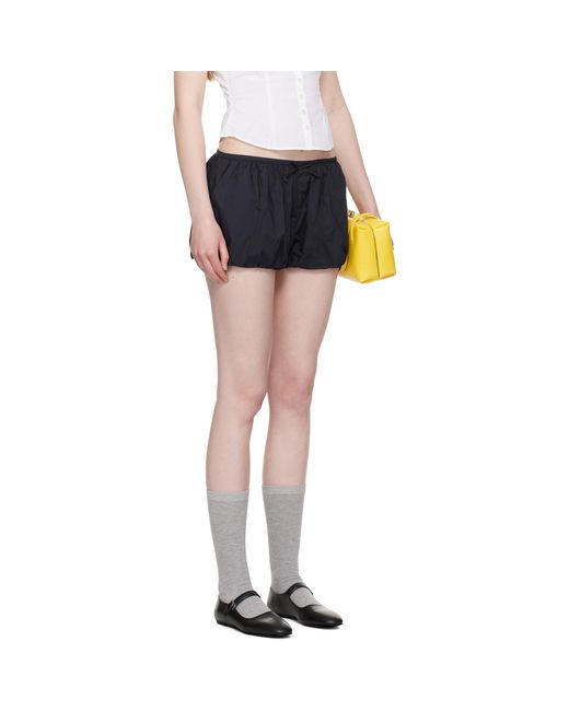 Sandy Liang Black Kayo Shorts