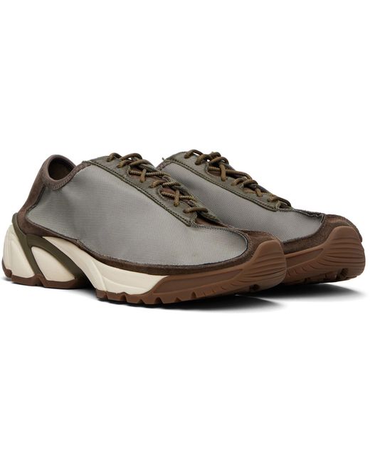 Our Legacy Black Khaki Klove Sneakers for men