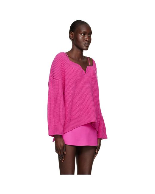 Valentino Pink Sweetheart Sweater
