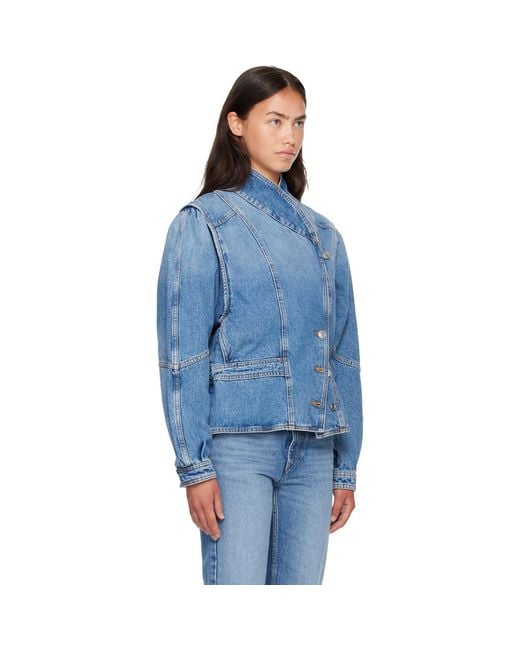 Isabel Marant Blue Dolie Denim Jacket