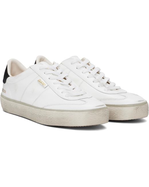 Golden Goose Deluxe Brand Black Soul Star Leather Sneakers for men