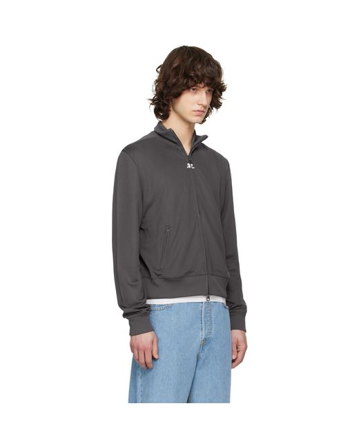 Courreges Black Signature Track Jacket for men