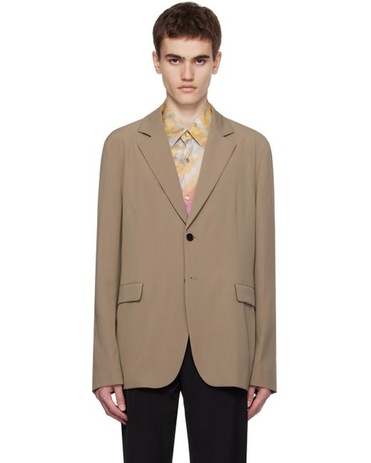 Acne Natural Taupe Double-breasted Blazer for men