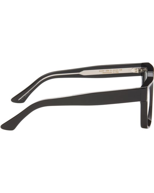 Cutler & Gross Black 1386 Square Optical Glasses for men
