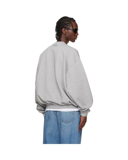 Vetements Gray 'Nerd' Sweatshirt for men