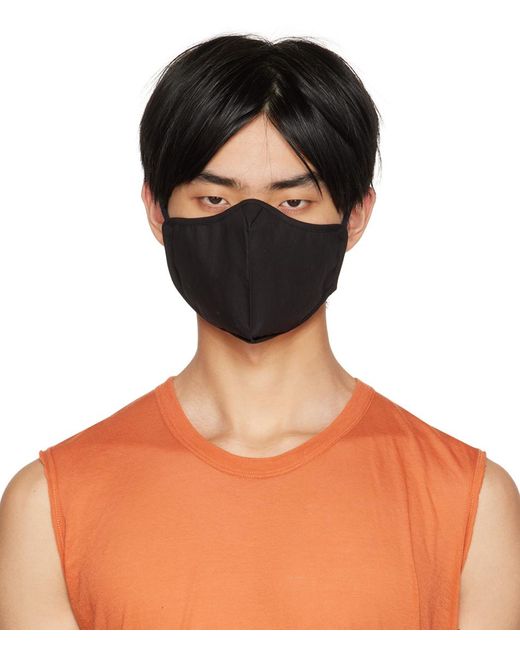 Rick Owens Green Self-Tie Face Mask for men