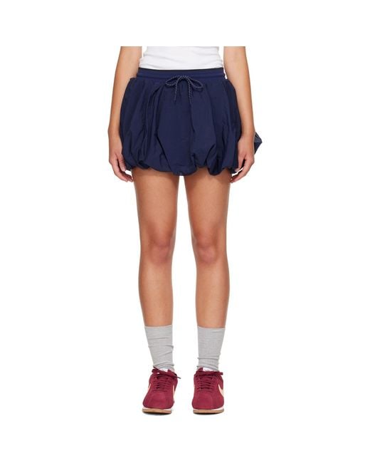Nike Blue Lightweight Bubble Skort