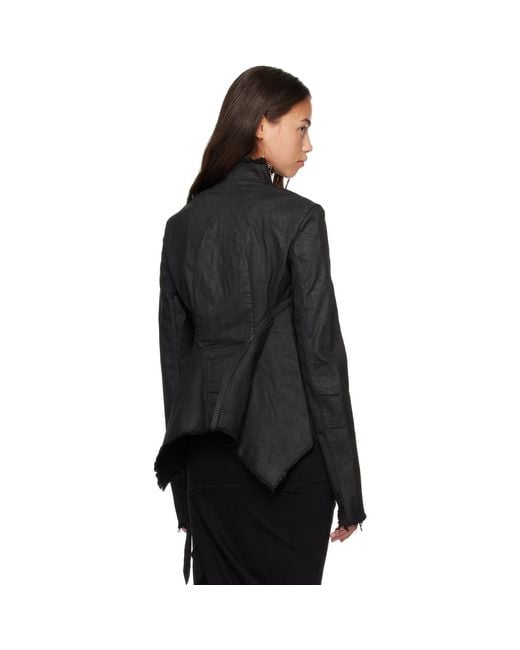 Rick Owens Black Tower Naska Gary Denim Jacket