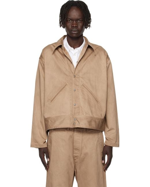 TAIGA TAKAHASHI Natural Lot. 324 Usmd Convalescent Jacket for men