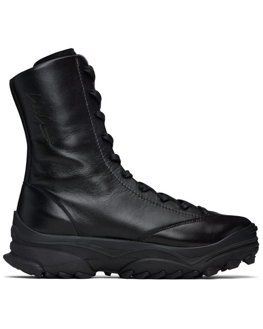 Y-3 Black Gsg9 High Boots for men