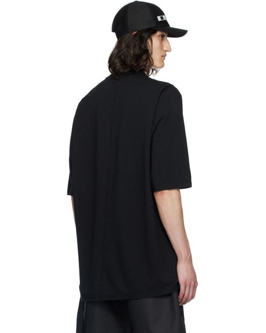 T-shirt surdimensionné noir Rick Owens pour homme en coloris Black