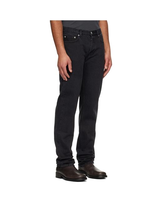 A.P.C. Black New Standard Jeans for men
