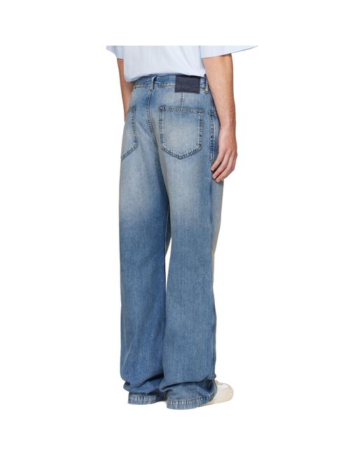 Acne Blue Regular Fit Jeans for men